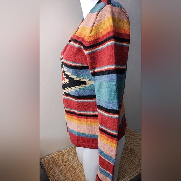 🤠 ♥️ Western Sweater Jacket - Picture 4 of 11